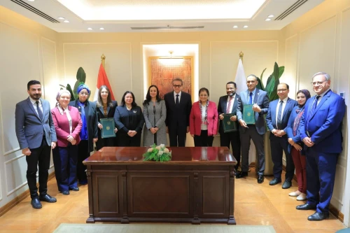 وزيرا الصحة والتضامن الاجتماعي يشهدان توقيع مذكرة تفاهم لتقديم خدمات طبية للسيدات تحت شعار “اسبقي بخطوة”.